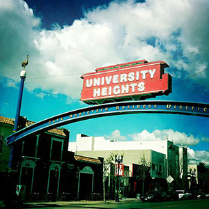 University Heights Sign